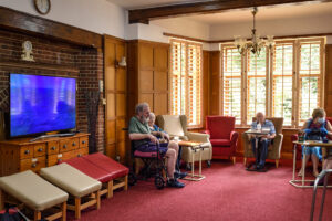 Lounge at Forest Hill House Nursing Home Wimborne, Dorset