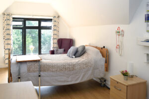 Bedroom at Forest Hill House Nursing Home Wimborne, Dorset