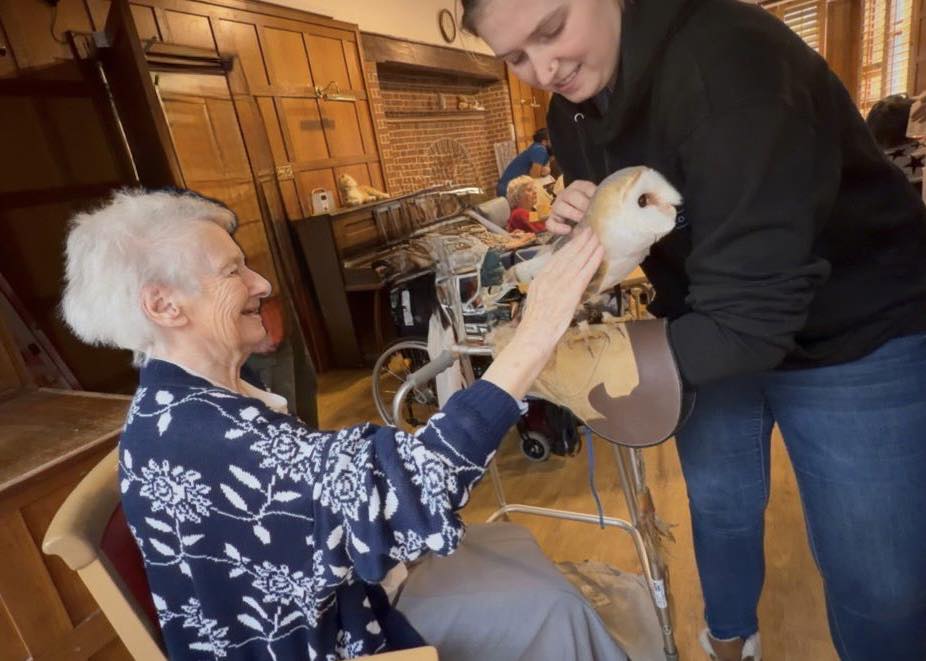 A Special Feathered Visit at Forest Hill House